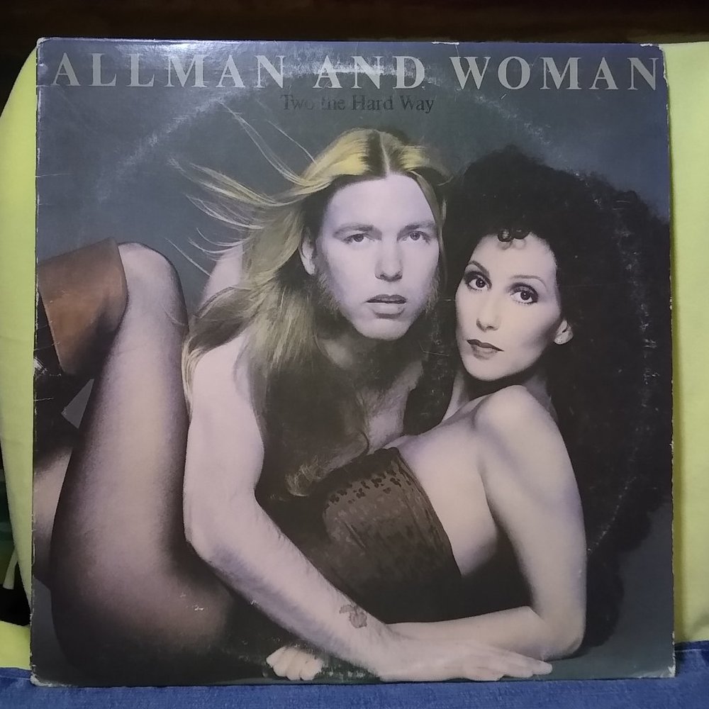 Allman and Woman (Gregg Allman and Cher) Two The Hard Way 1977 Vinyl record